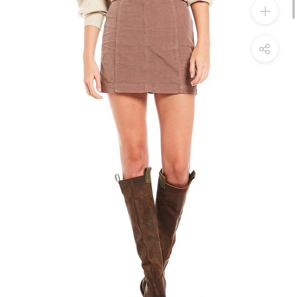 Free People Corduroy Skirt